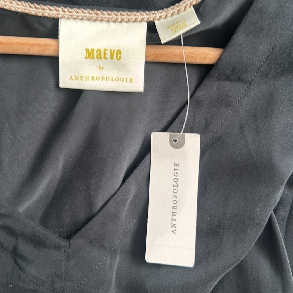 Anthropologie MAEVE - Ally Cupro Tunic Top - Picture 6 of 10